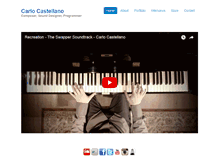 Tablet Screenshot of carlocastellano.cc